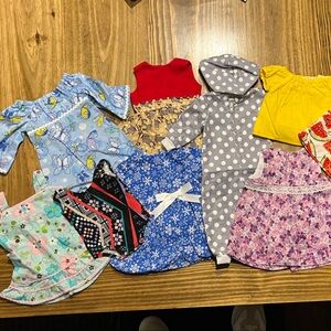 Lot of 18” Doll Clothes - Handmade
